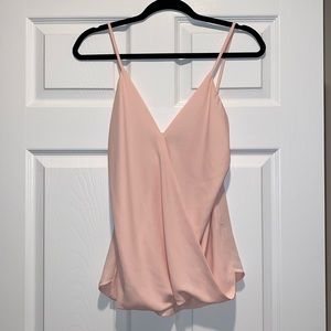 Ro & De Pale Pink Spaghetti Strapped Tank, Size Small